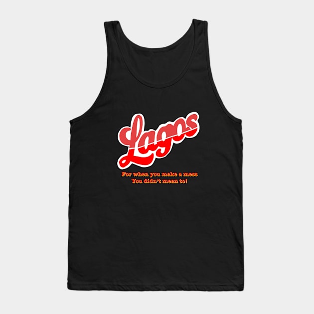 Lagos Ad Wanda Tank Top by Diversions pop culture designs